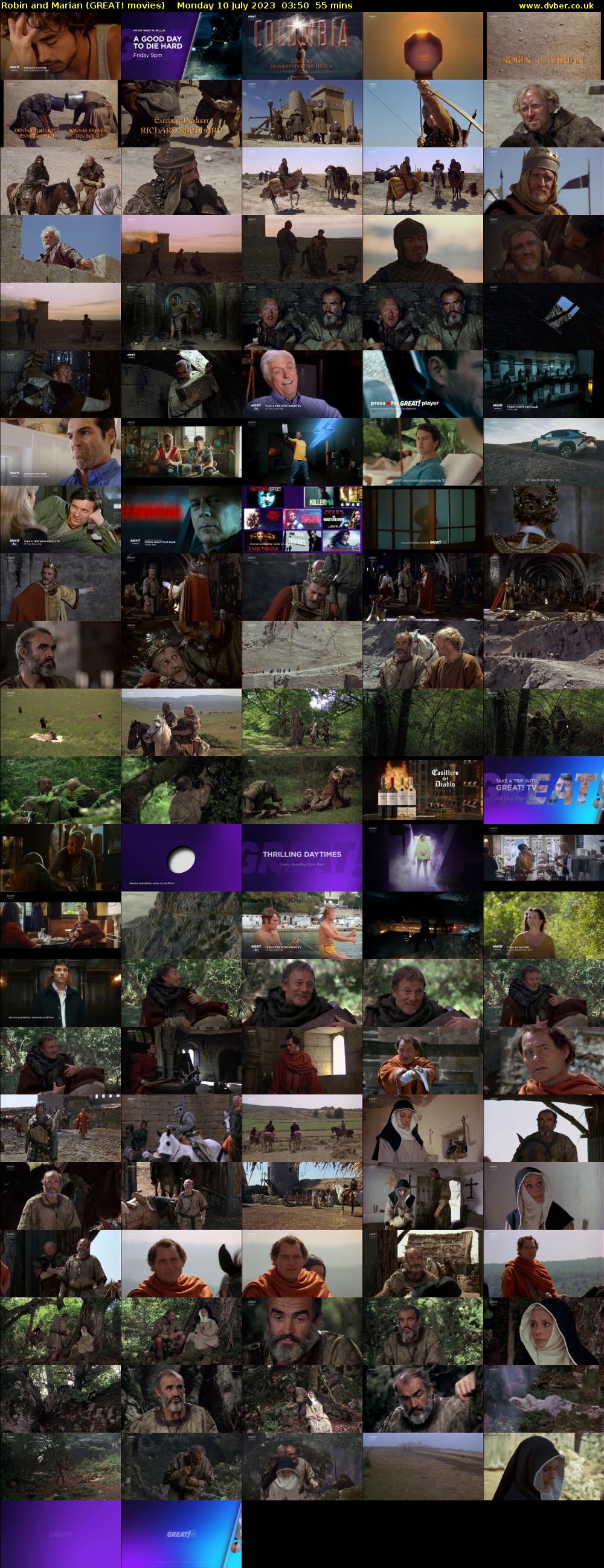 Robin and Marian (GREAT! movies) Monday 10 July 2023 03:50 - 04:45