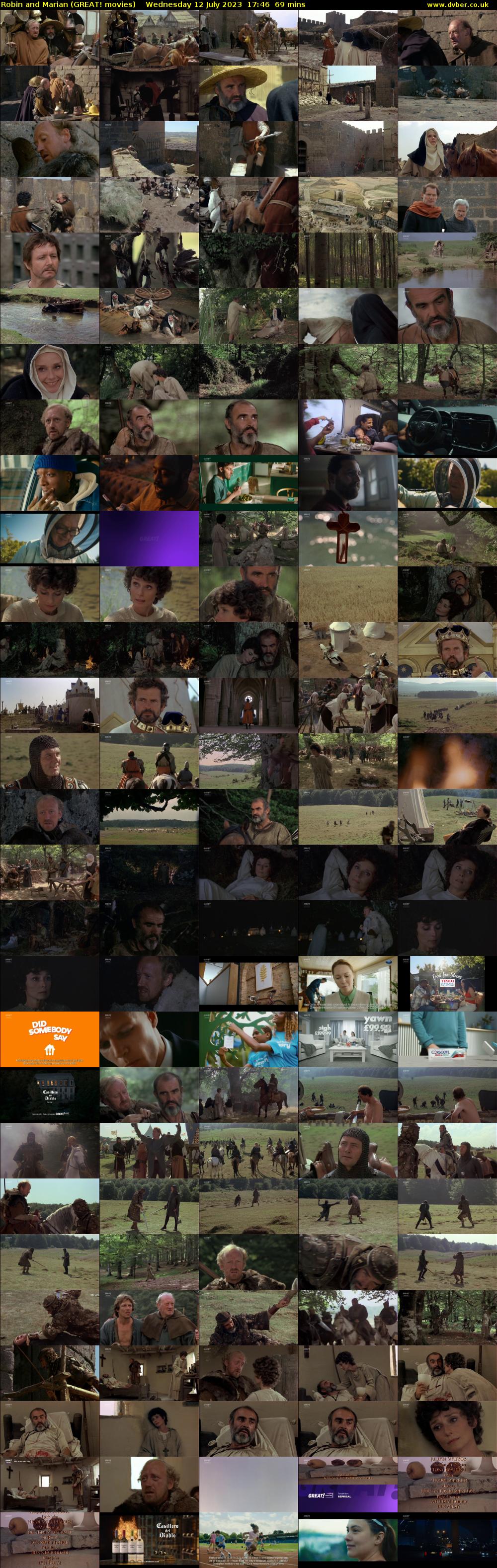 Robin and Marian (GREAT! movies) Wednesday 12 July 2023 17:46 - 18:55