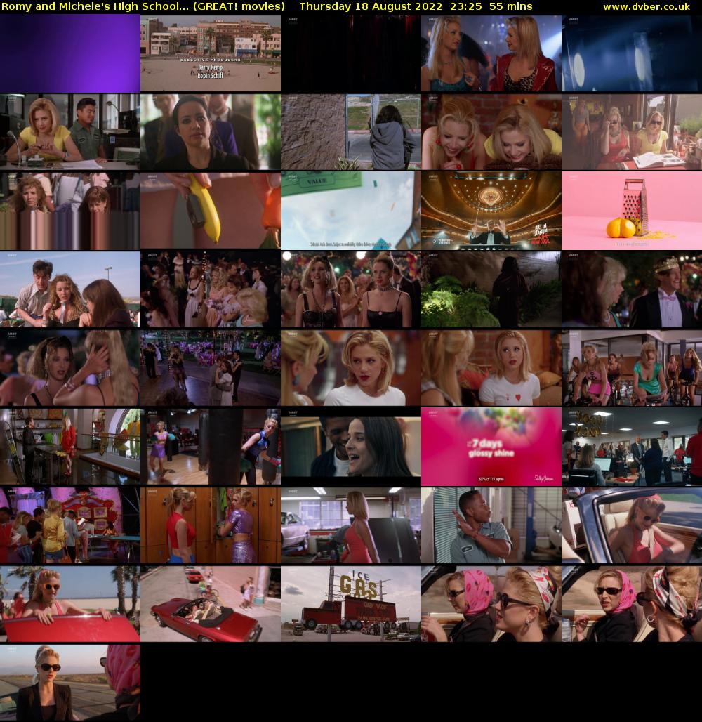 Romy and Michele's High School... (GREAT! movies) Thursday 18 August 2022 23:25 - 00:20