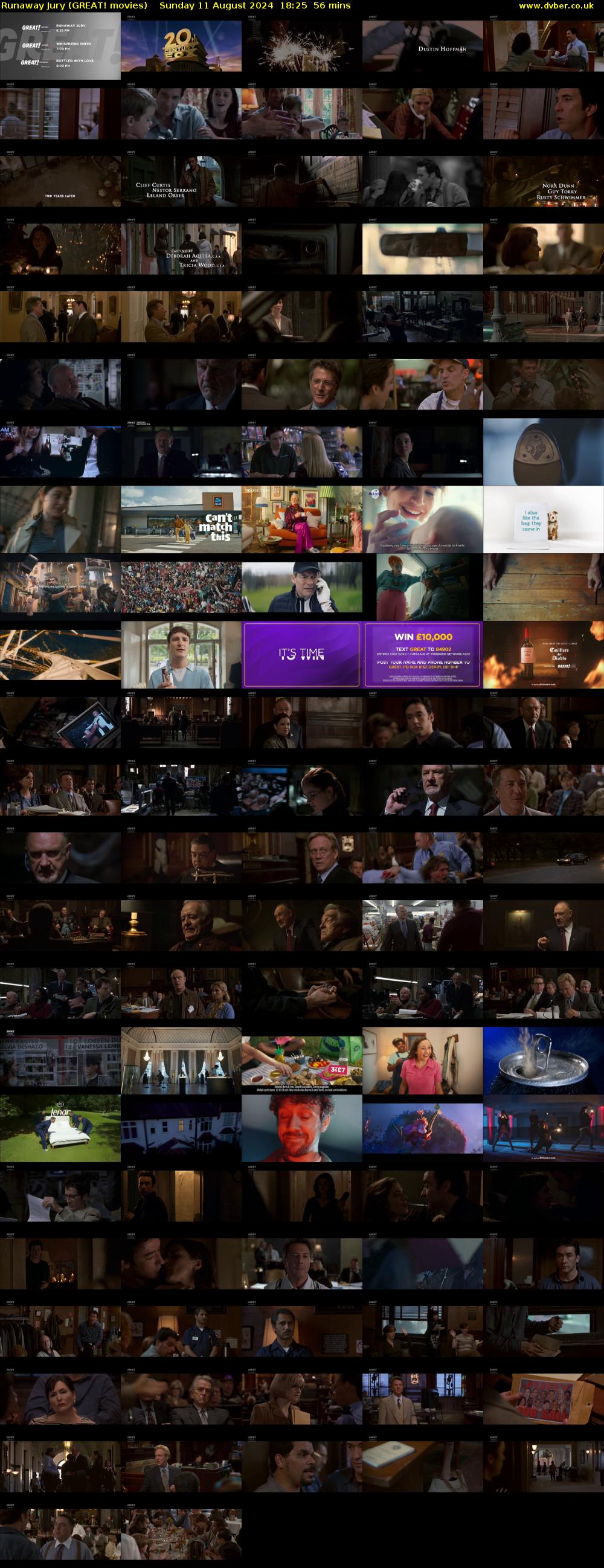Runaway Jury (GREAT! movies) Sunday 11 August 2024 18:25 - 19:21