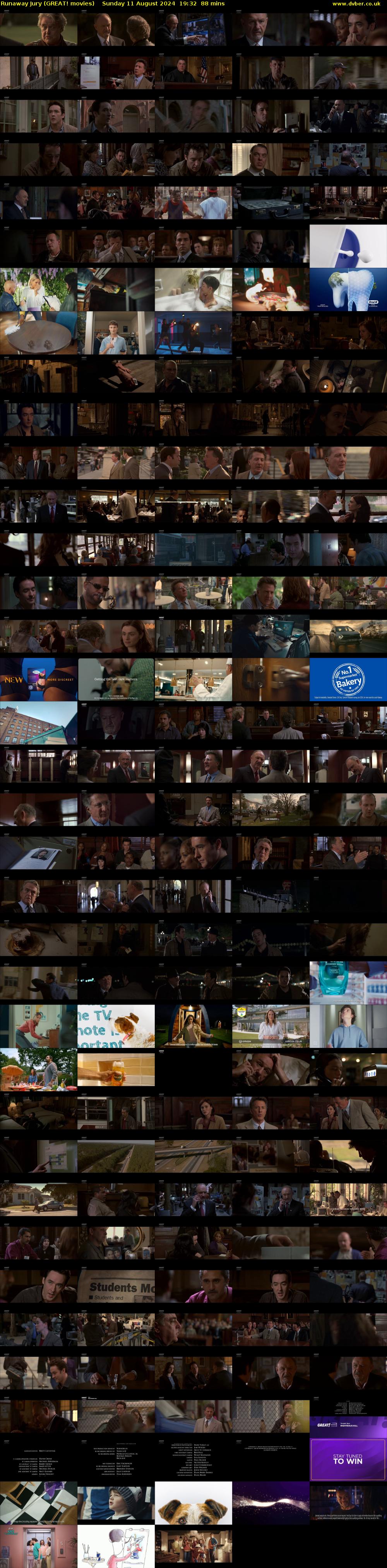 Runaway Jury (GREAT! movies) Sunday 11 August 2024 19:32 - 21:00