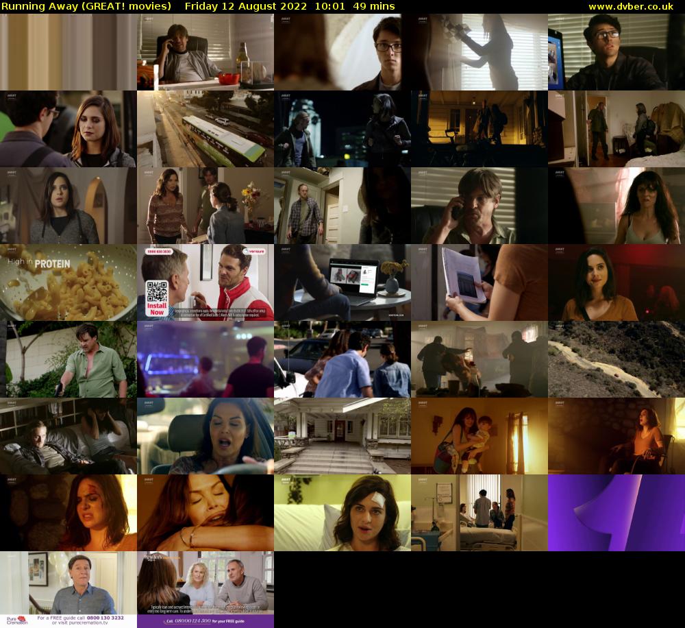 Running Away (GREAT! movies) Friday 12 August 2022 10:01 - 10:50