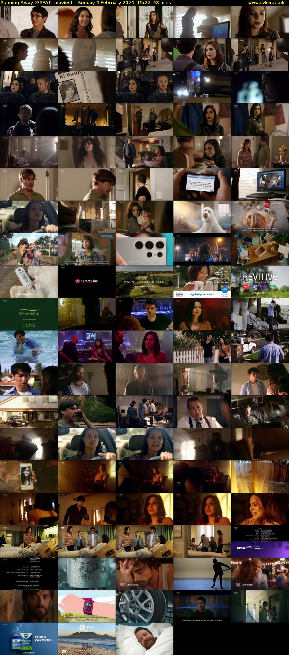 Running Away (GREAT! movies) Sunday 4 February 2024 15:22 - 16:10