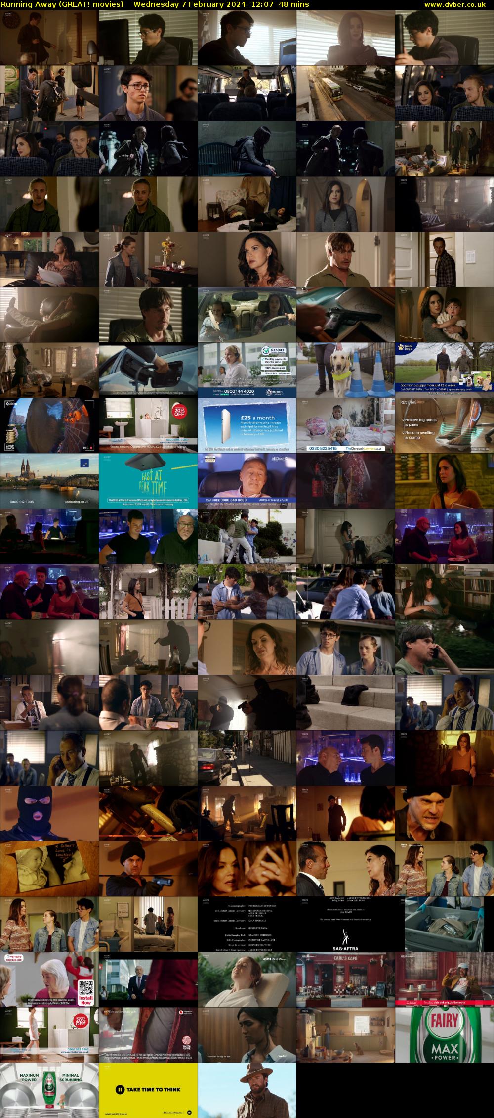 Running Away (GREAT! movies) Wednesday 7 February 2024 12:07 - 12:55