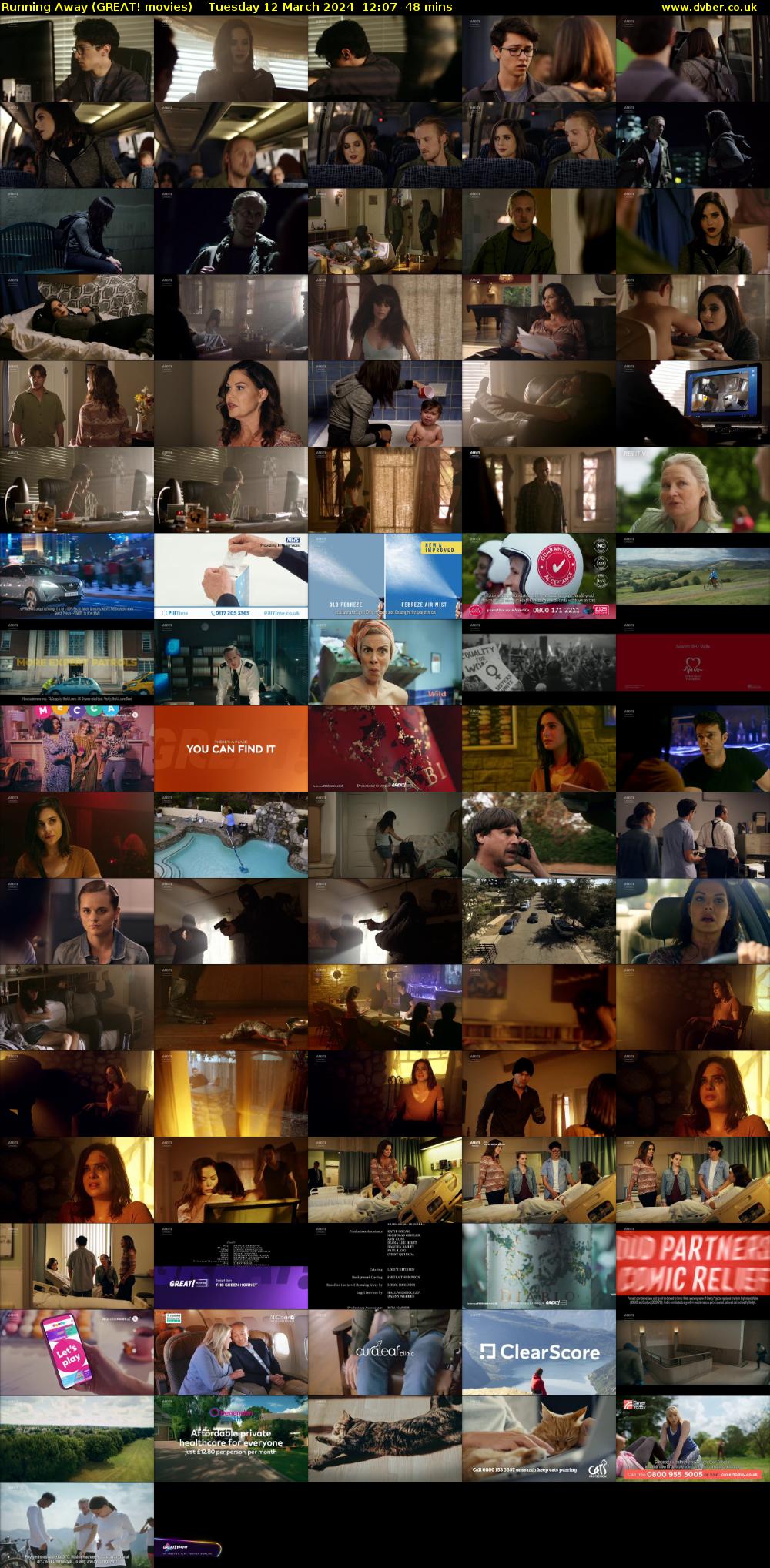 Running Away (GREAT! movies) Tuesday 12 March 2024 12:07 - 12:55