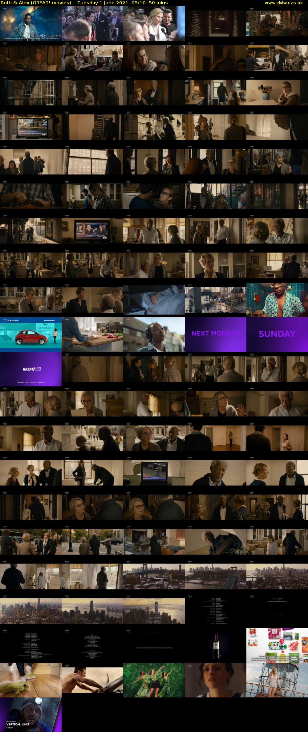 Ruth & Alex (GREAT! movies) Tuesday 1 June 2021 05:10 - 06:00