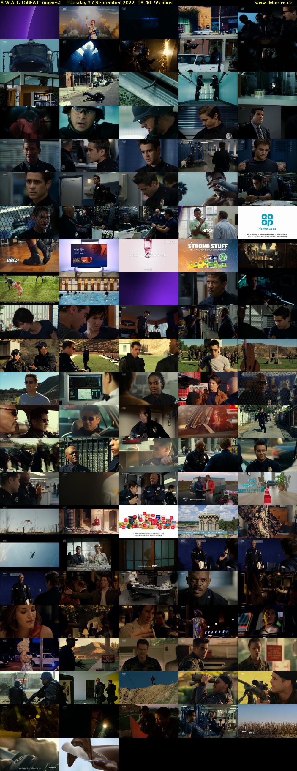 S.W.A.T. (GREAT! movies) Tuesday 27 September 2022 18:40 - 19:35