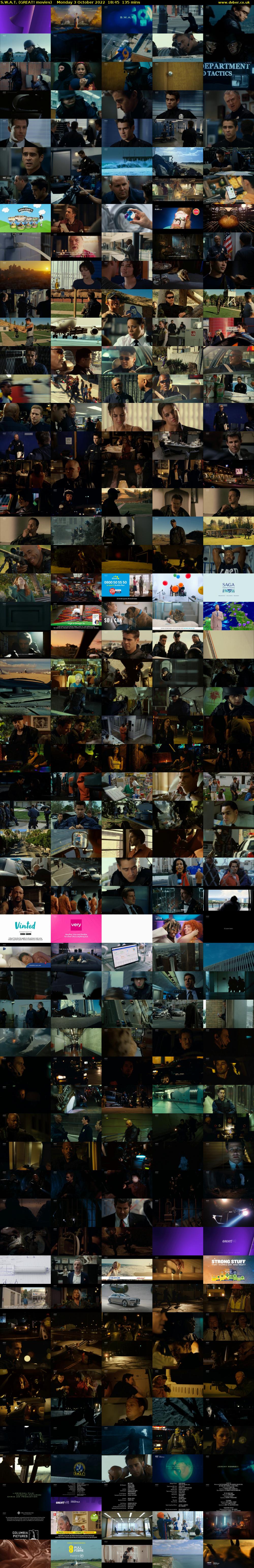 S.W.A.T. (GREAT! movies) Monday 3 October 2022 18:45 - 21:00