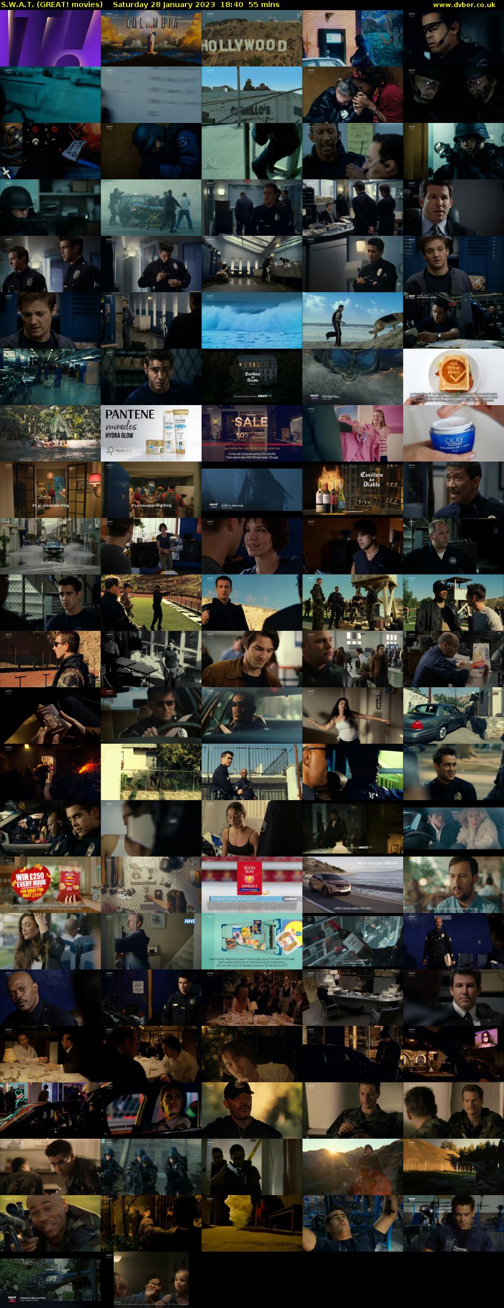 S.W.A.T. (GREAT! movies) Saturday 28 January 2023 18:40 - 19:35