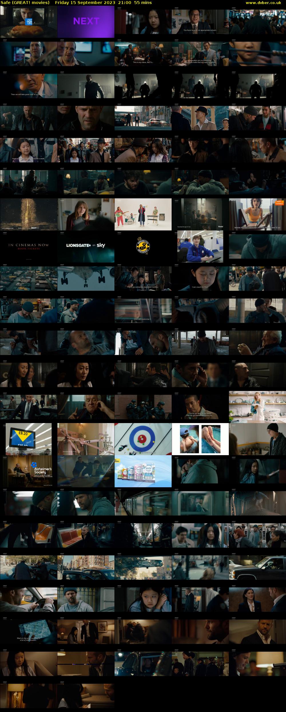 Safe (GREAT! movies) Friday 15 September 2023 21:00 - 21:55