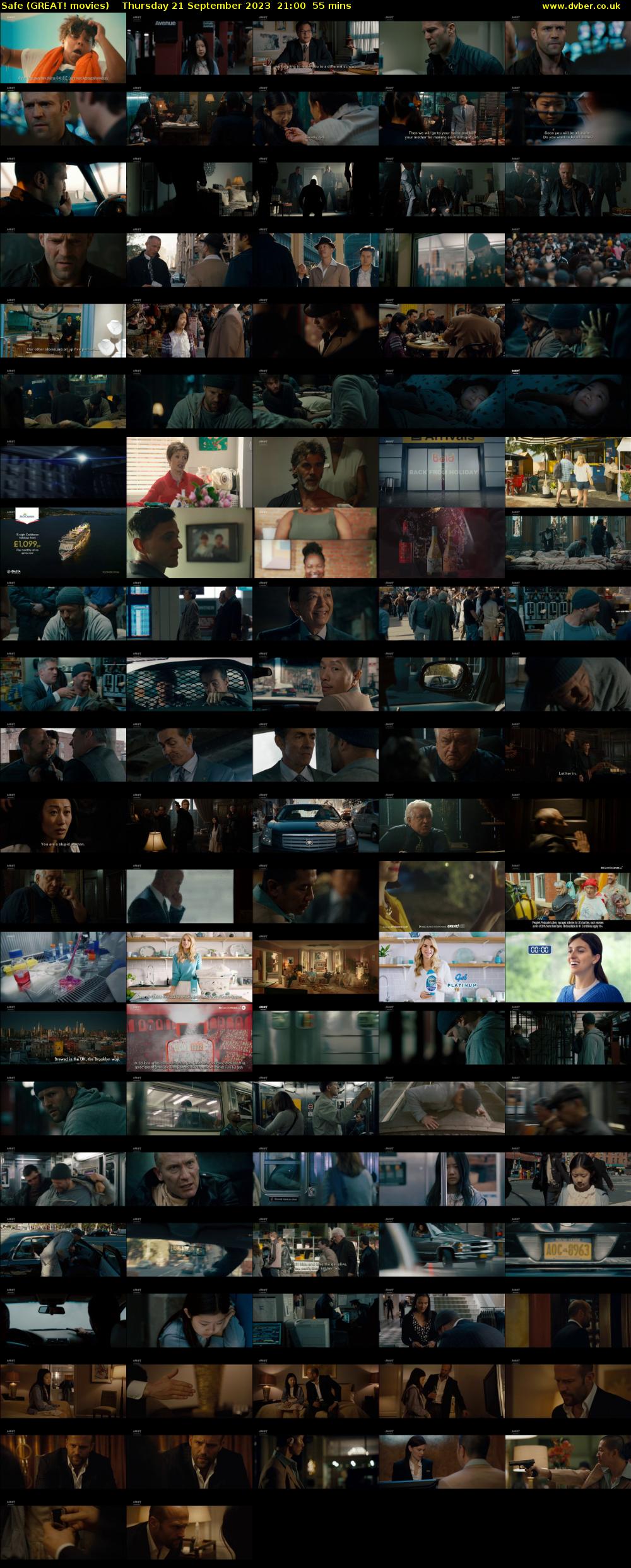 Safe (GREAT! movies) Thursday 21 September 2023 21:00 - 21:55