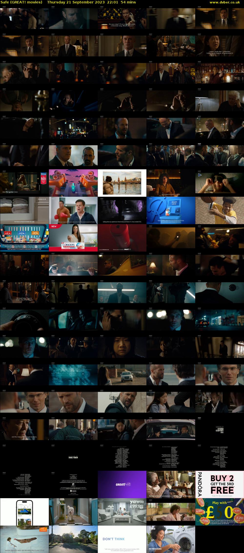 Safe (GREAT! movies) Thursday 21 September 2023 22:01 - 22:55