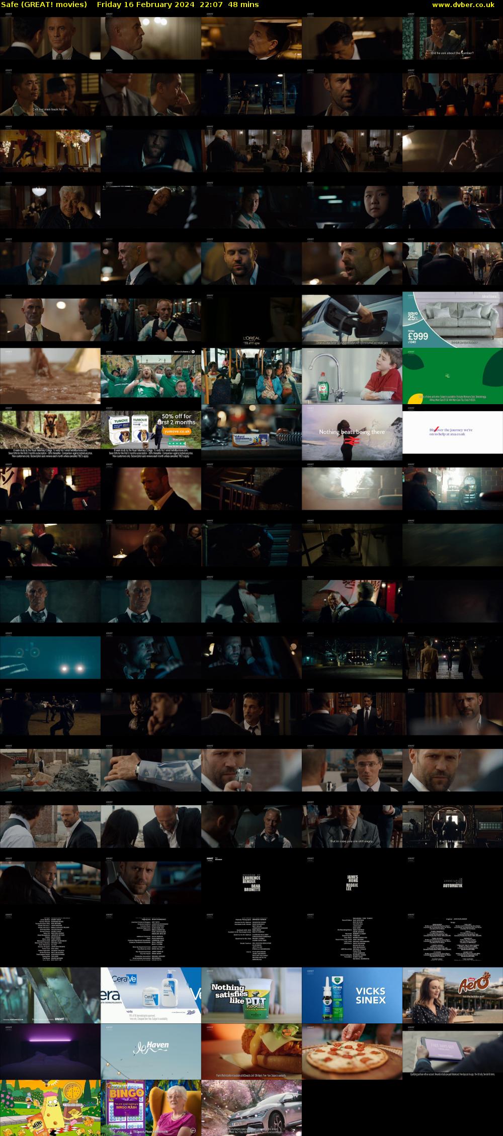 Safe (GREAT! movies) Friday 16 February 2024 22:07 - 22:55