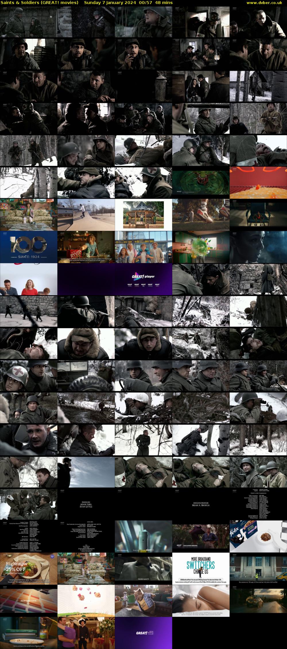 Saints & Soldiers (GREAT! movies) Sunday 7 January 2024 00:57 - 01:45