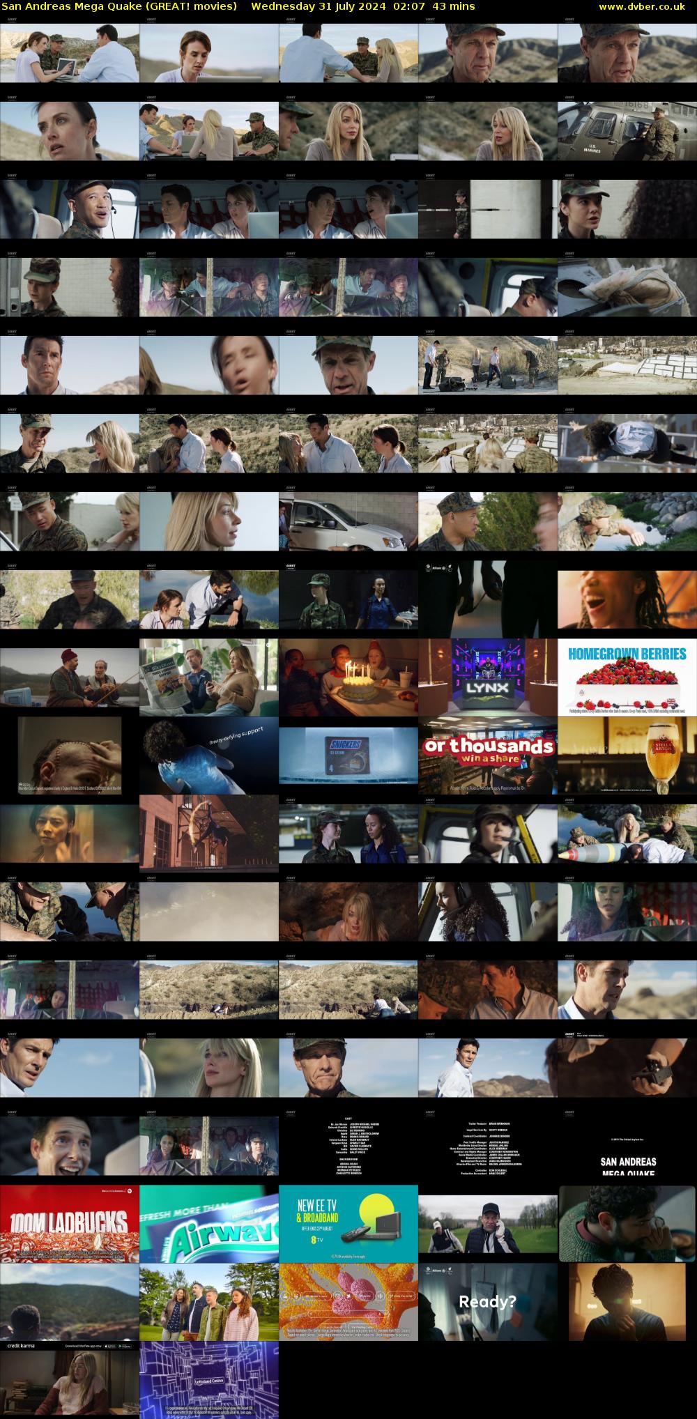 San Andreas Mega Quake (GREAT! movies) Wednesday 31 July 2024 02:07 - 02:50