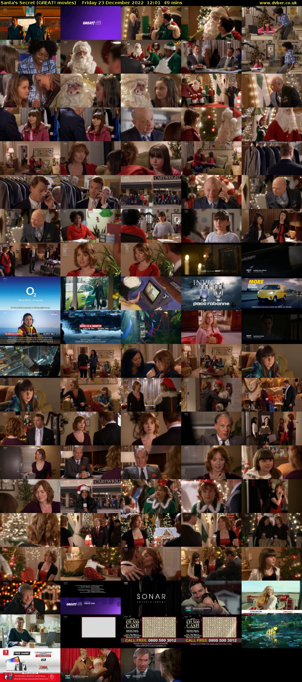 Santa's Secret (GREAT! movies) Friday 23 December 2022 12:01 - 12:50