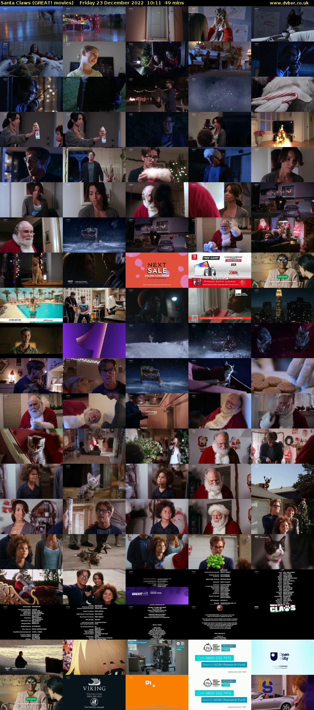 Santa Claws (GREAT! movies) Friday 23 December 2022 10:11 - 11:00