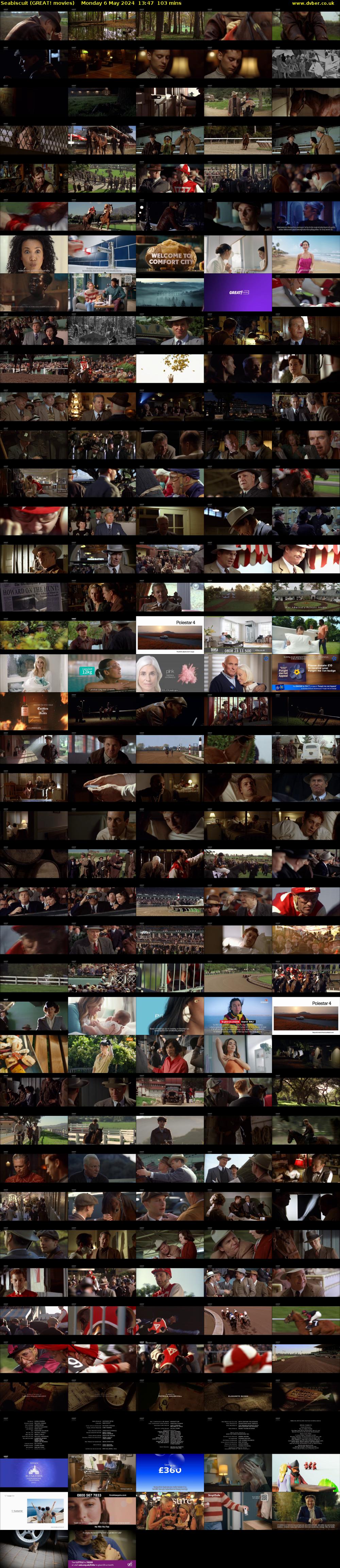 Seabiscuit (GREAT! movies) Monday 6 May 2024 13:47 - 15:30