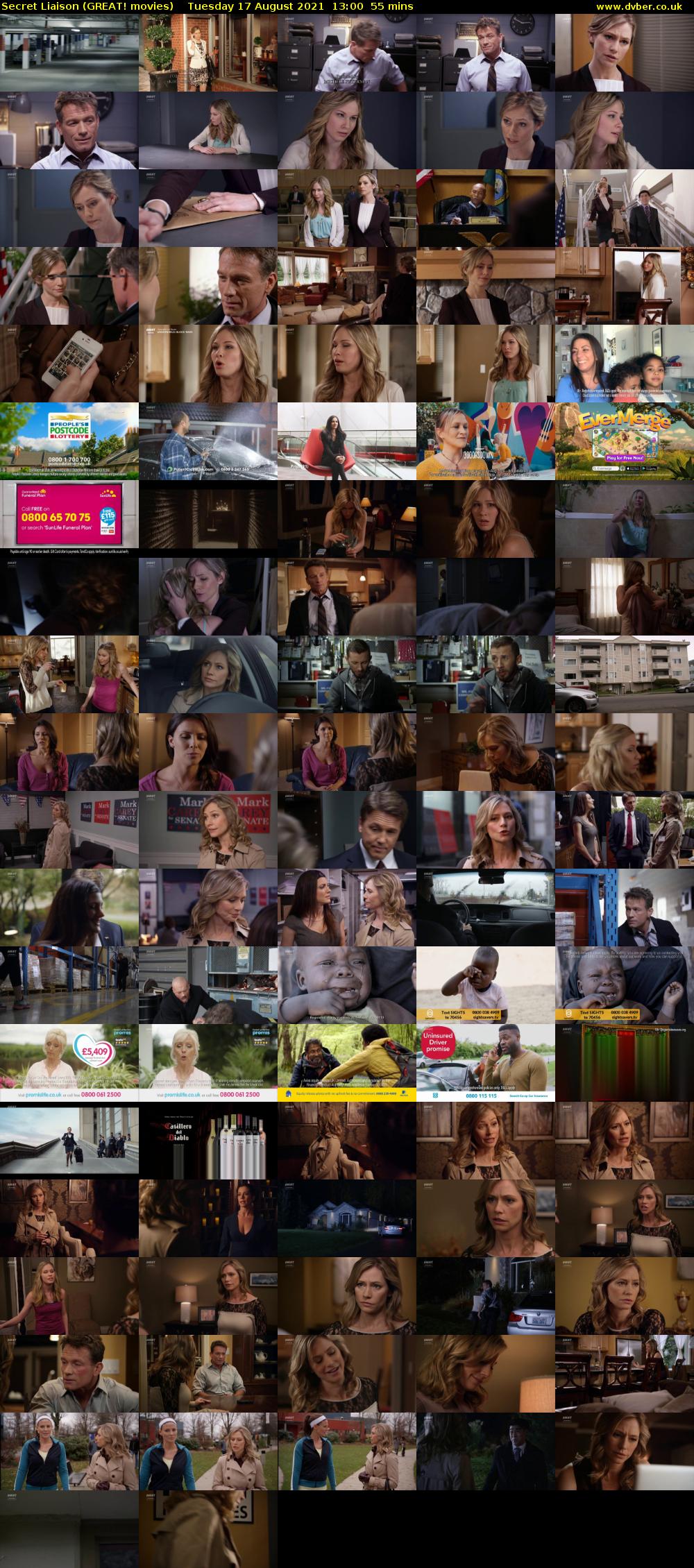 Secret Liaison (GREAT! movies) Tuesday 17 August 2021 13:00 - 13:55