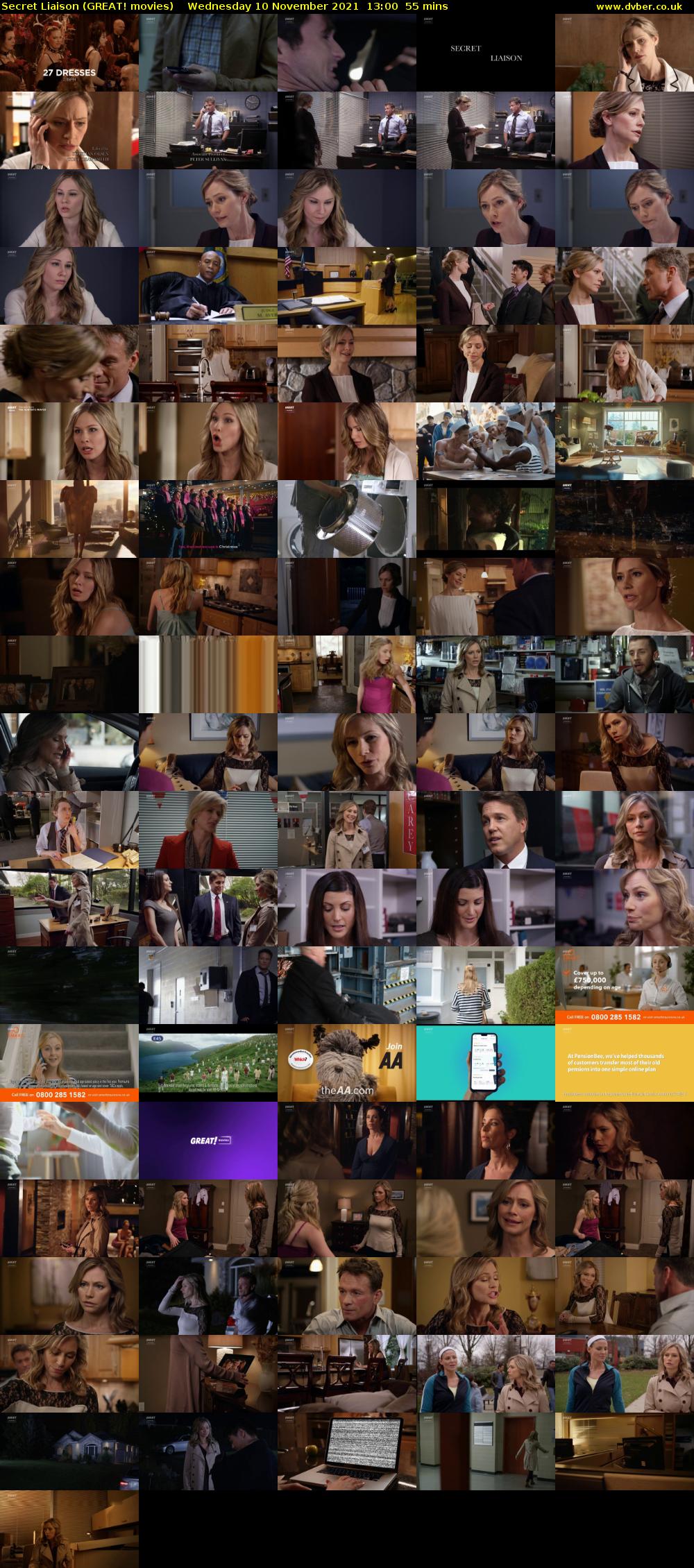 Secret Liaison (GREAT! movies) Wednesday 10 November 2021 13:00 - 13:55