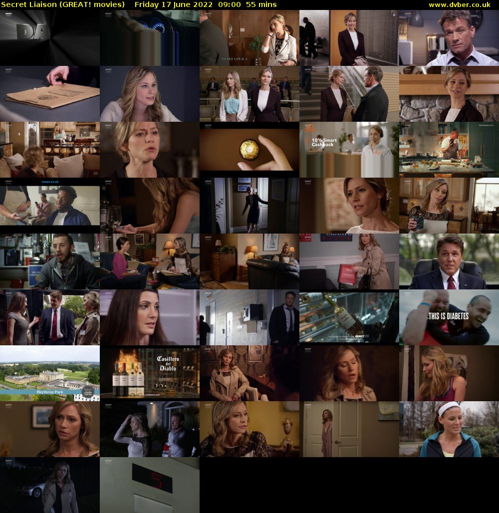Secret Liaison (GREAT! movies) Friday 17 June 2022 09:00 - 09:55
