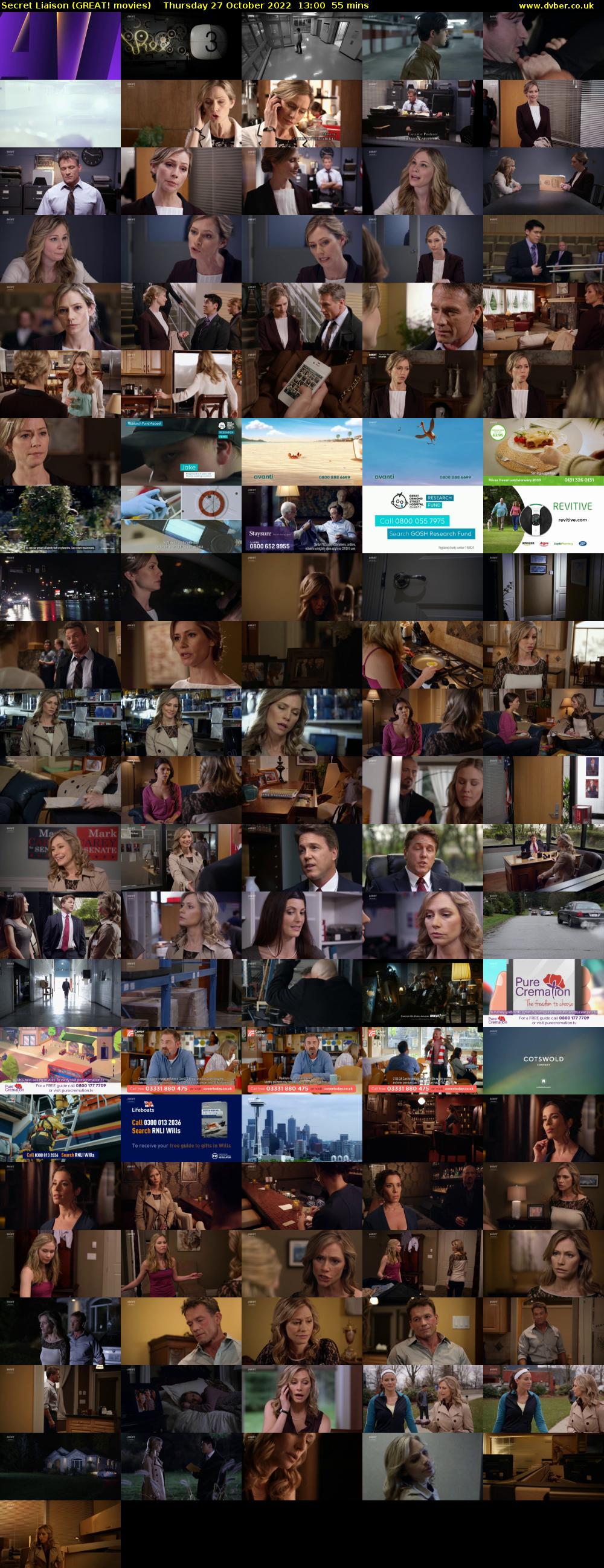 Secret Liaison (GREAT! movies) Thursday 27 October 2022 13:00 - 13:55