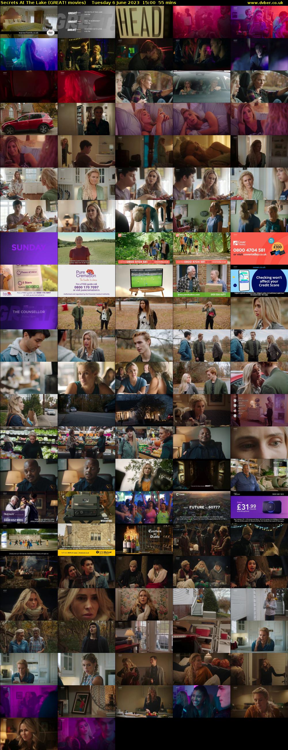 Secrets At The Lake (GREAT! movies) Tuesday 6 June 2023 15:00 - 15:55