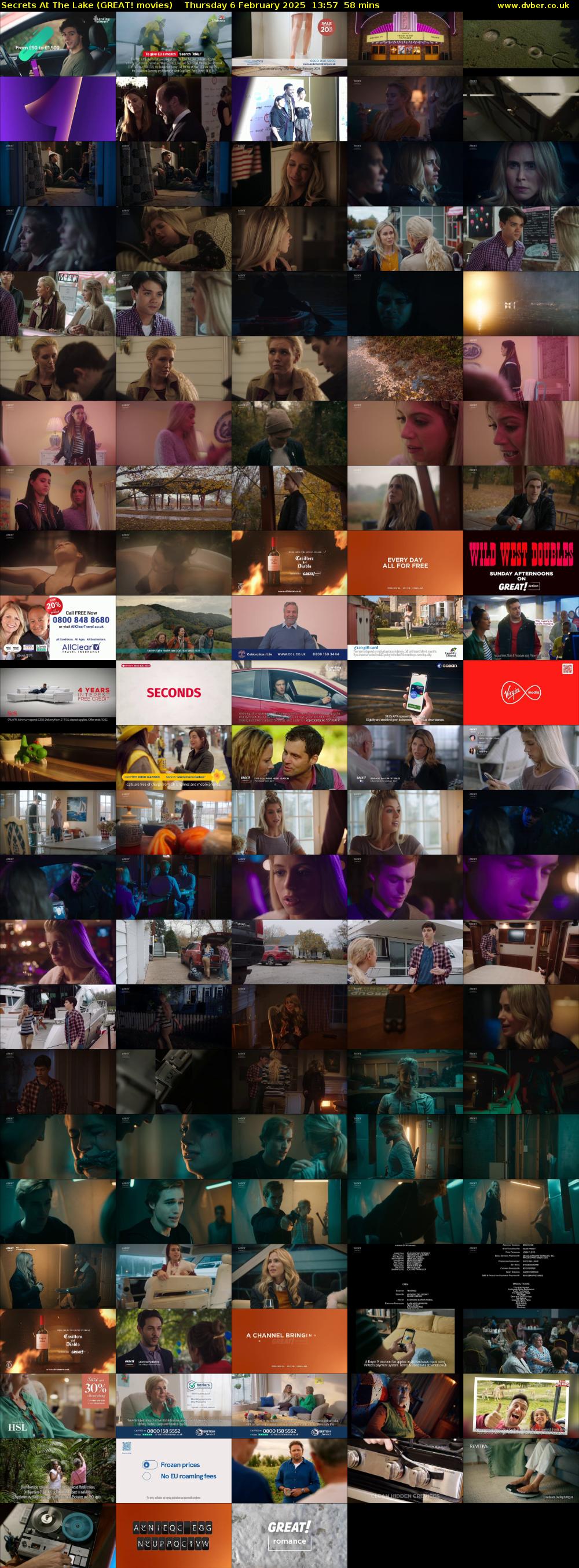 Secrets At The Lake (GREAT! movies) Thursday 6 February 2025 13:57 - 14:55