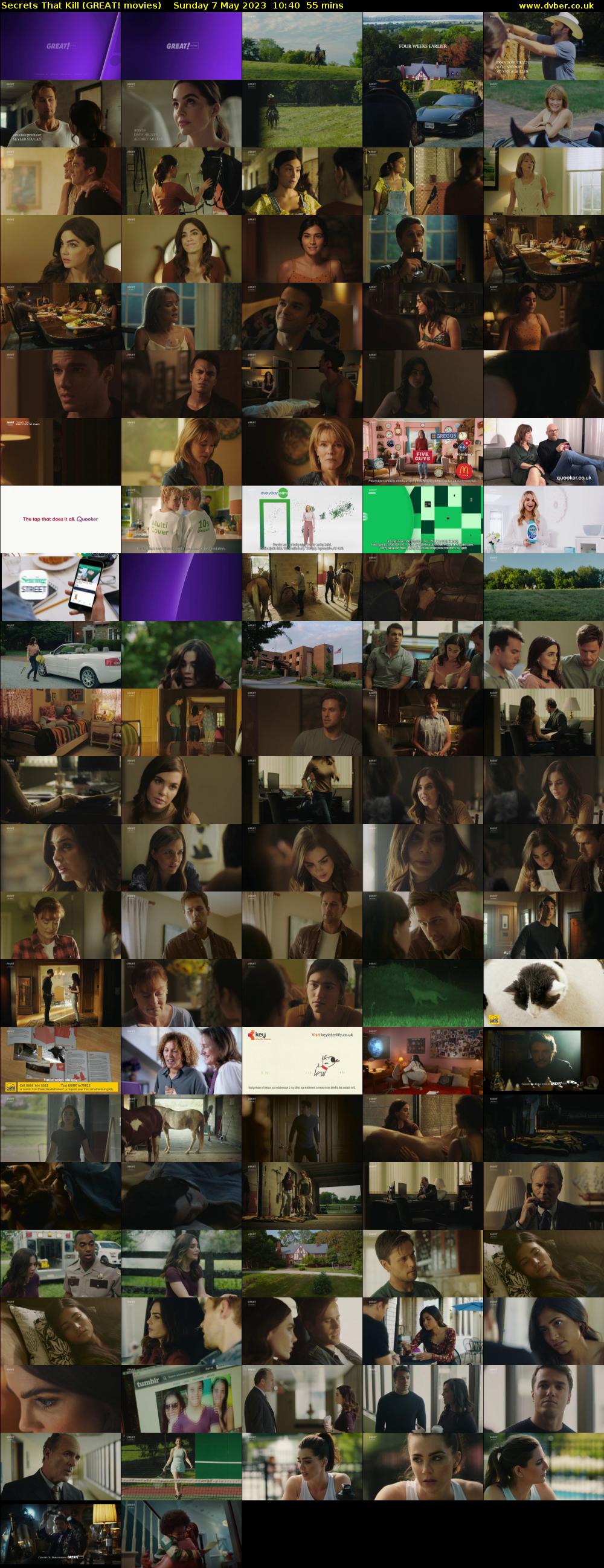 Secrets That Kill (GREAT! movies) Sunday 7 May 2023 10:40 - 11:35