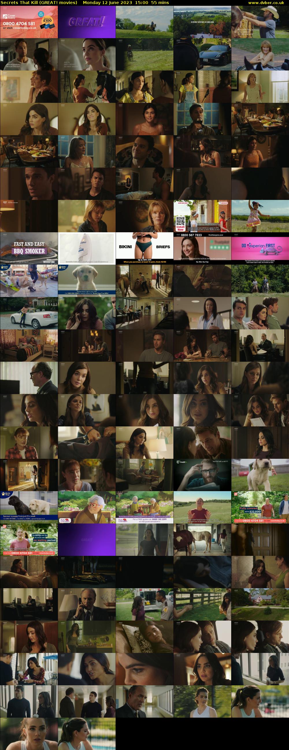 Secrets That Kill (GREAT! movies) Monday 12 June 2023 15:00 - 15:55