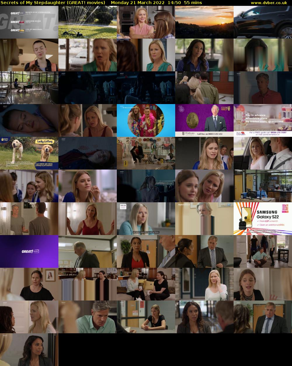 Secrets of My Stepdaughter (GREAT! movies) Monday 21 March 2022 14:50 - 15:45