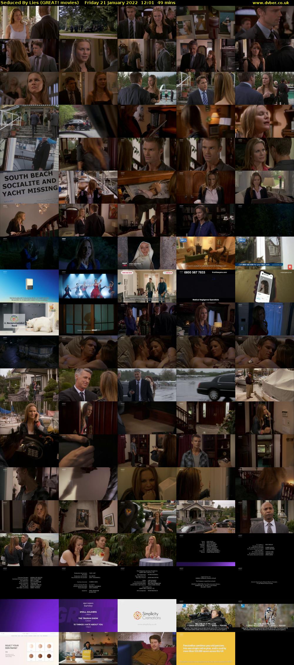 Seduced By Lies (GREAT! movies) Friday 21 January 2022 12:01 - 12:50