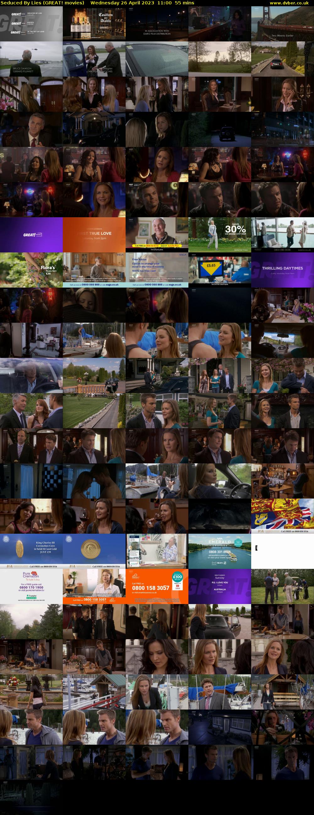 Seduced By Lies (GREAT! movies) Wednesday 26 April 2023 11:00 - 11:55