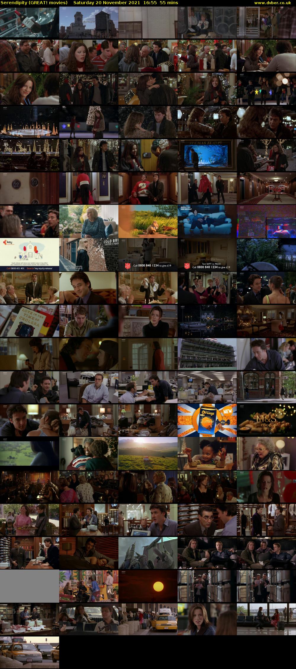 Serendipity (GREAT! movies) Saturday 20 November 2021 16:55 - 17:50