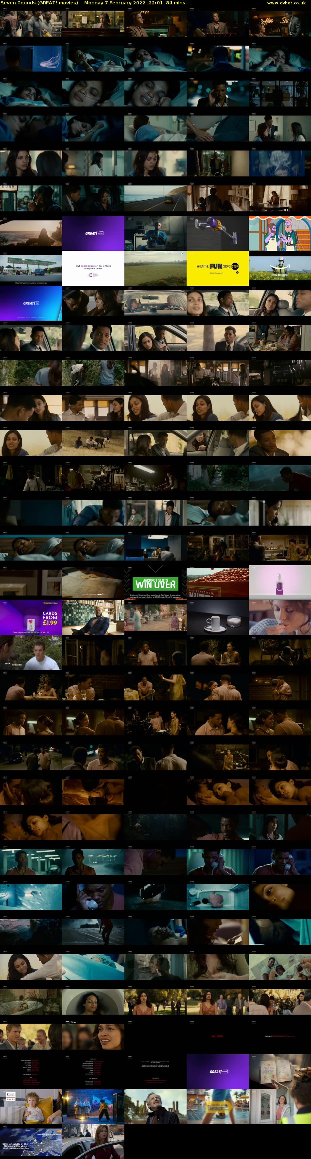 Seven Pounds (GREAT! movies) Monday 7 February 2022 22:01 - 23:25