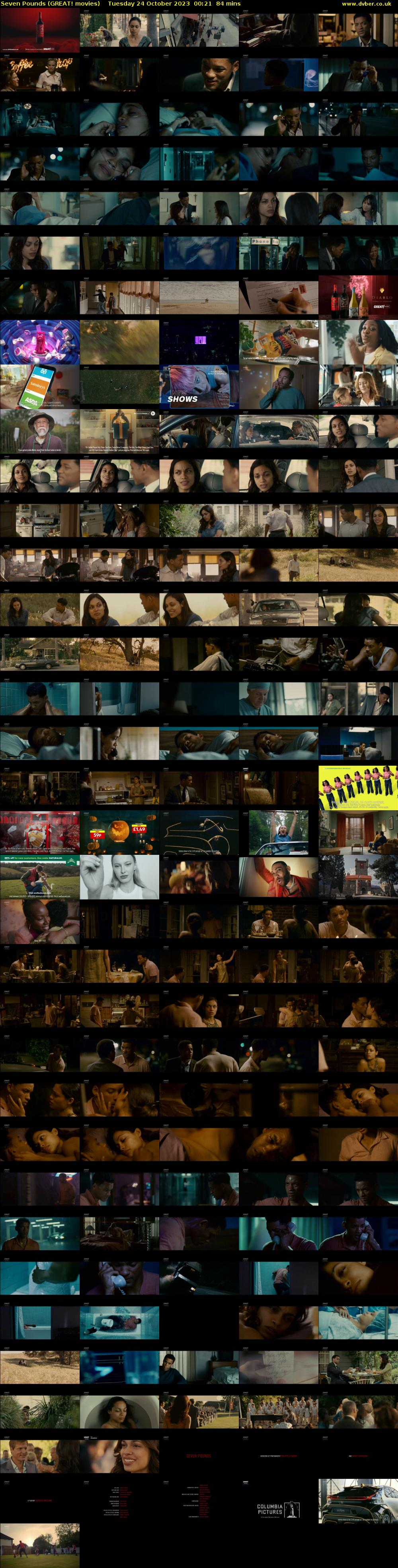 Seven Pounds (GREAT! movies) Tuesday 24 October 2023 00:21 - 01:45