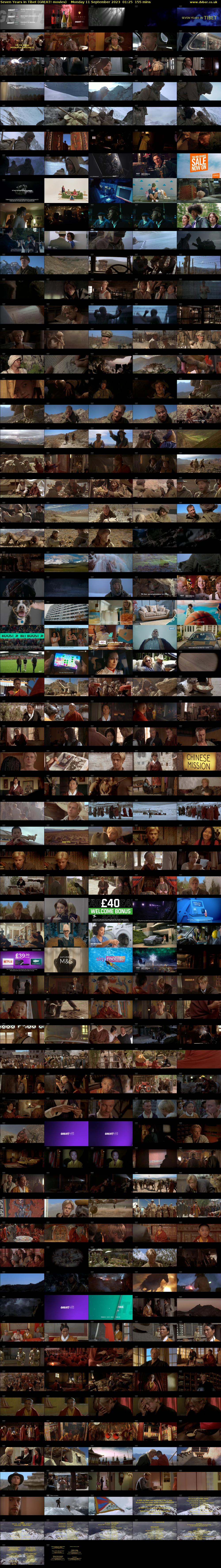 Seven Years In Tibet (GREAT! movies) Monday 11 September 2023 01:25 - 04:00