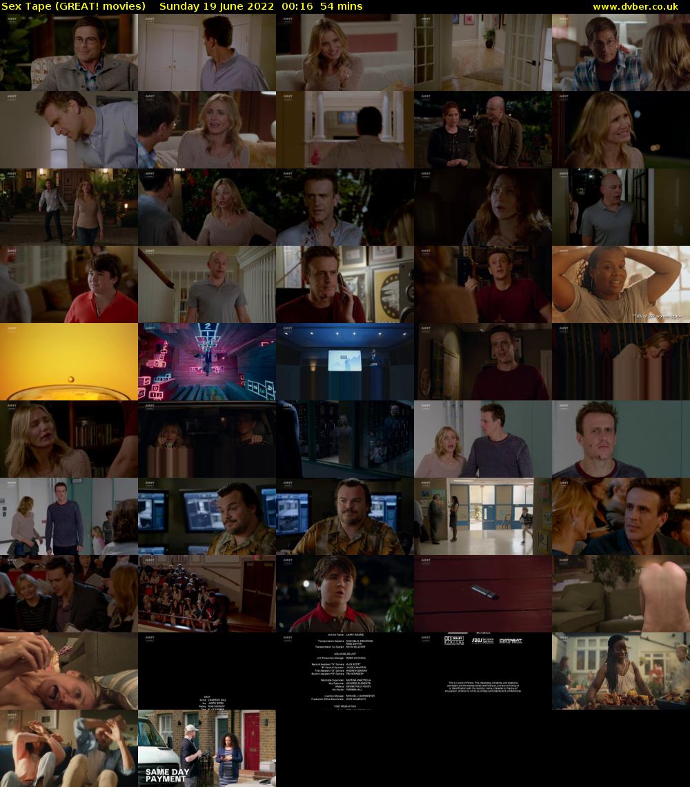Sex Tape (GREAT! movies) Sunday 19 June 2022 00:16 - 01:10