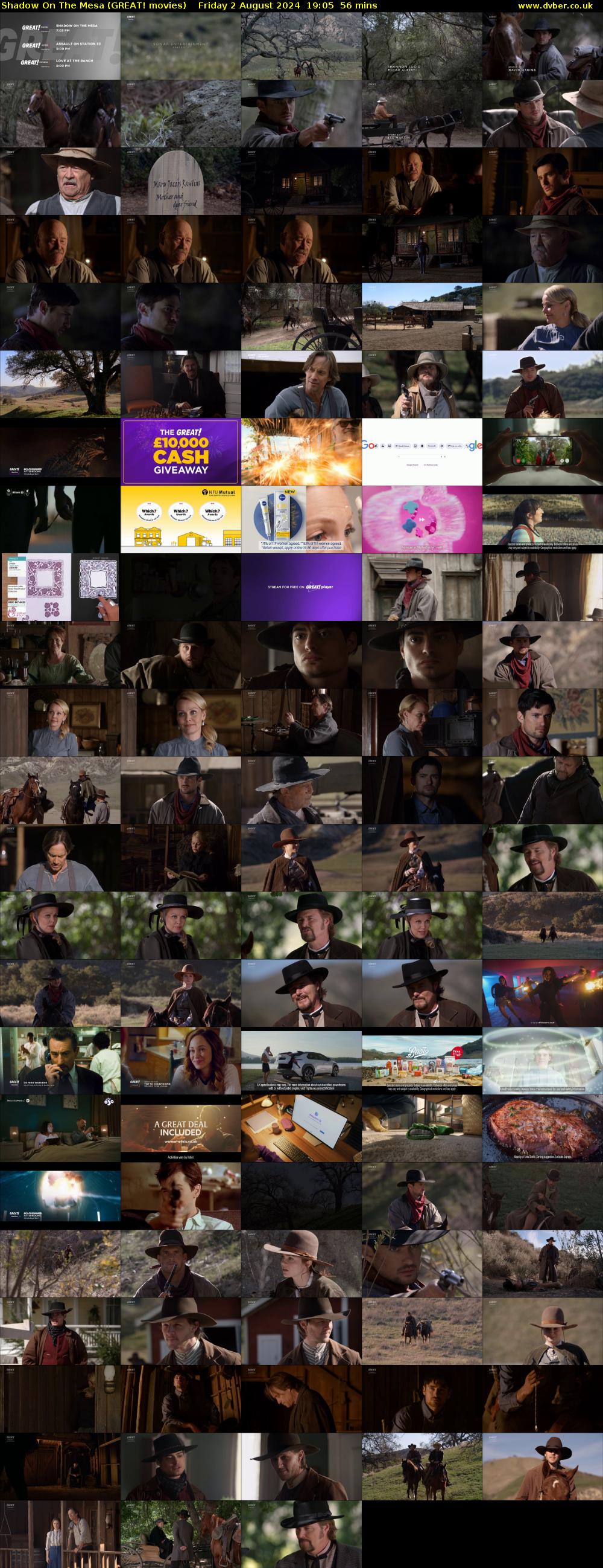Shadow On The Mesa (GREAT! movies) Friday 2 August 2024 19:05 - 20:01