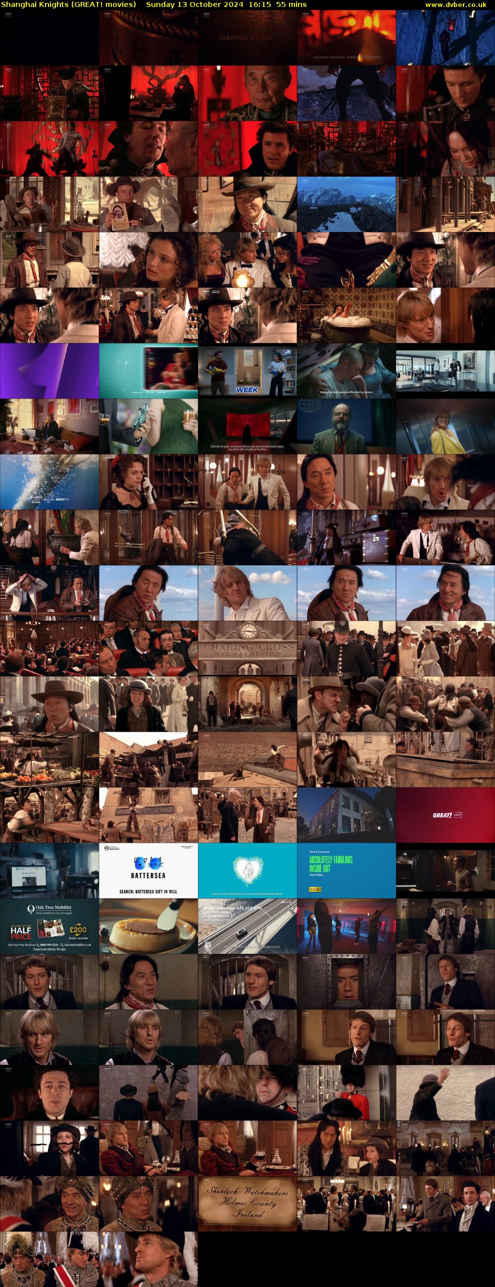 Shanghai Knights (GREAT! movies) Sunday 13 October 2024 16:15 - 17:10