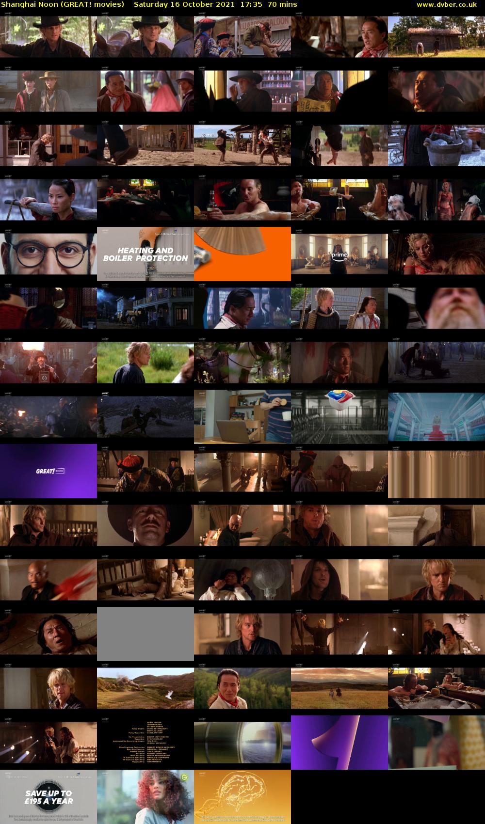 Shanghai Noon (GREAT! movies) Saturday 16 October 2021 17:35 - 18:45