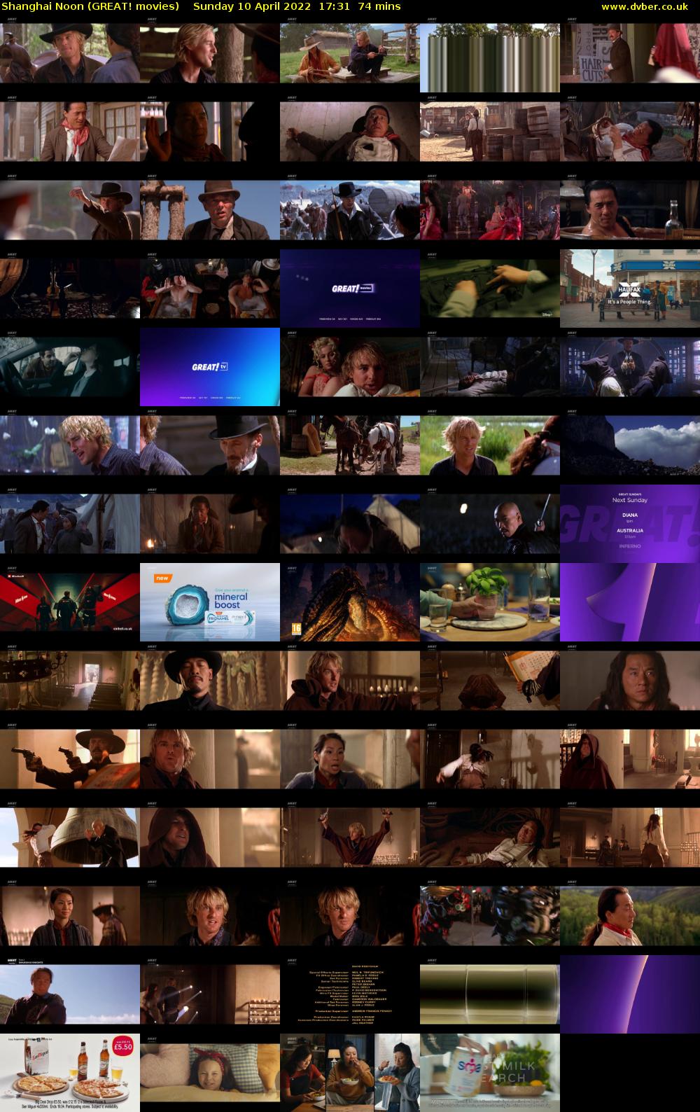 Shanghai Noon (GREAT! movies) Sunday 10 April 2022 17:31 - 18:45