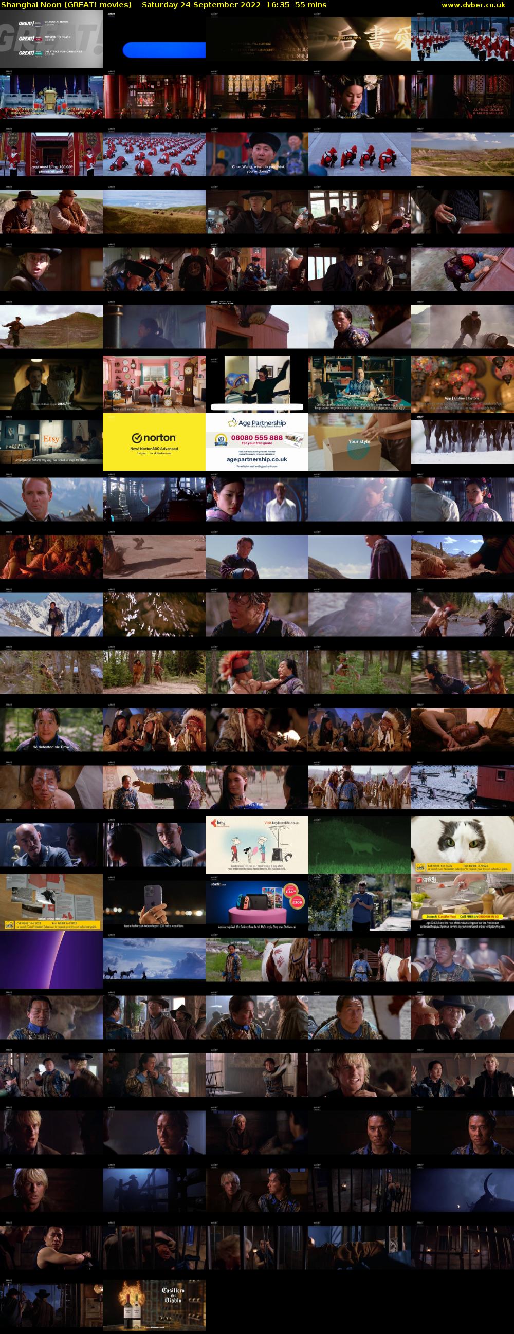 Shanghai Noon (GREAT! movies) Saturday 24 September 2022 16:35 - 17:30