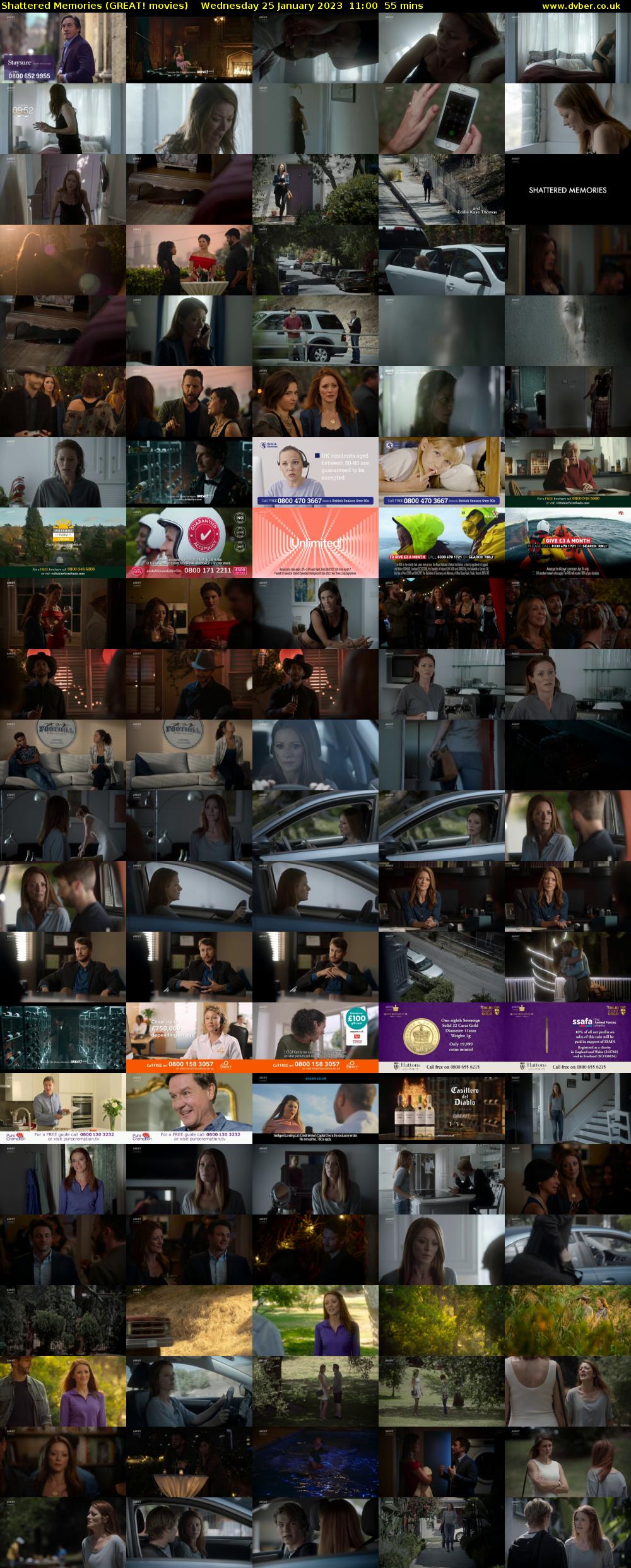 Shattered Memories (GREAT! movies) Wednesday 25 January 2023 11:00 - 11:55
