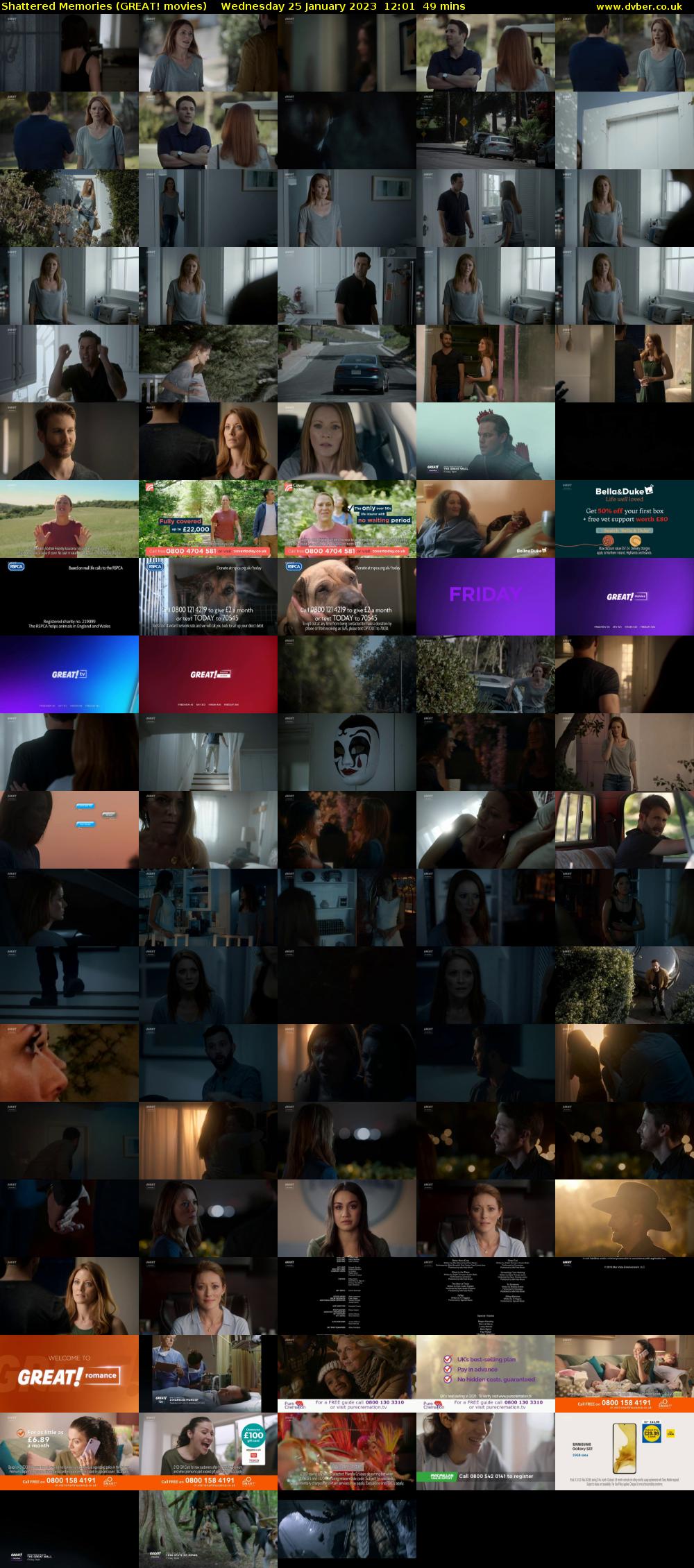 Shattered Memories (GREAT! movies) Wednesday 25 January 2023 12:01 - 12:50