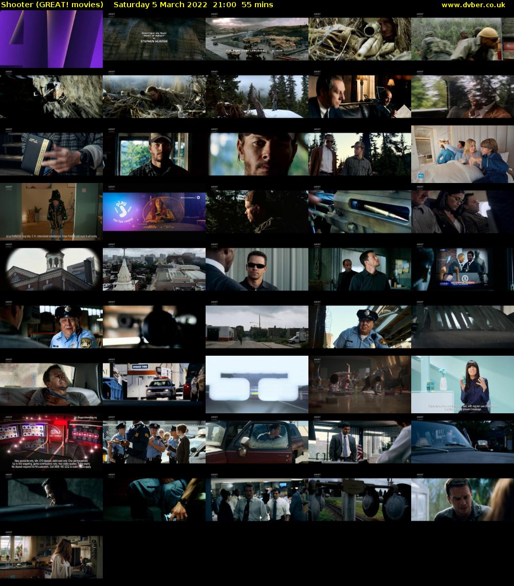 Shooter (GREAT! movies) Saturday 5 March 2022 21:00 - 21:55
