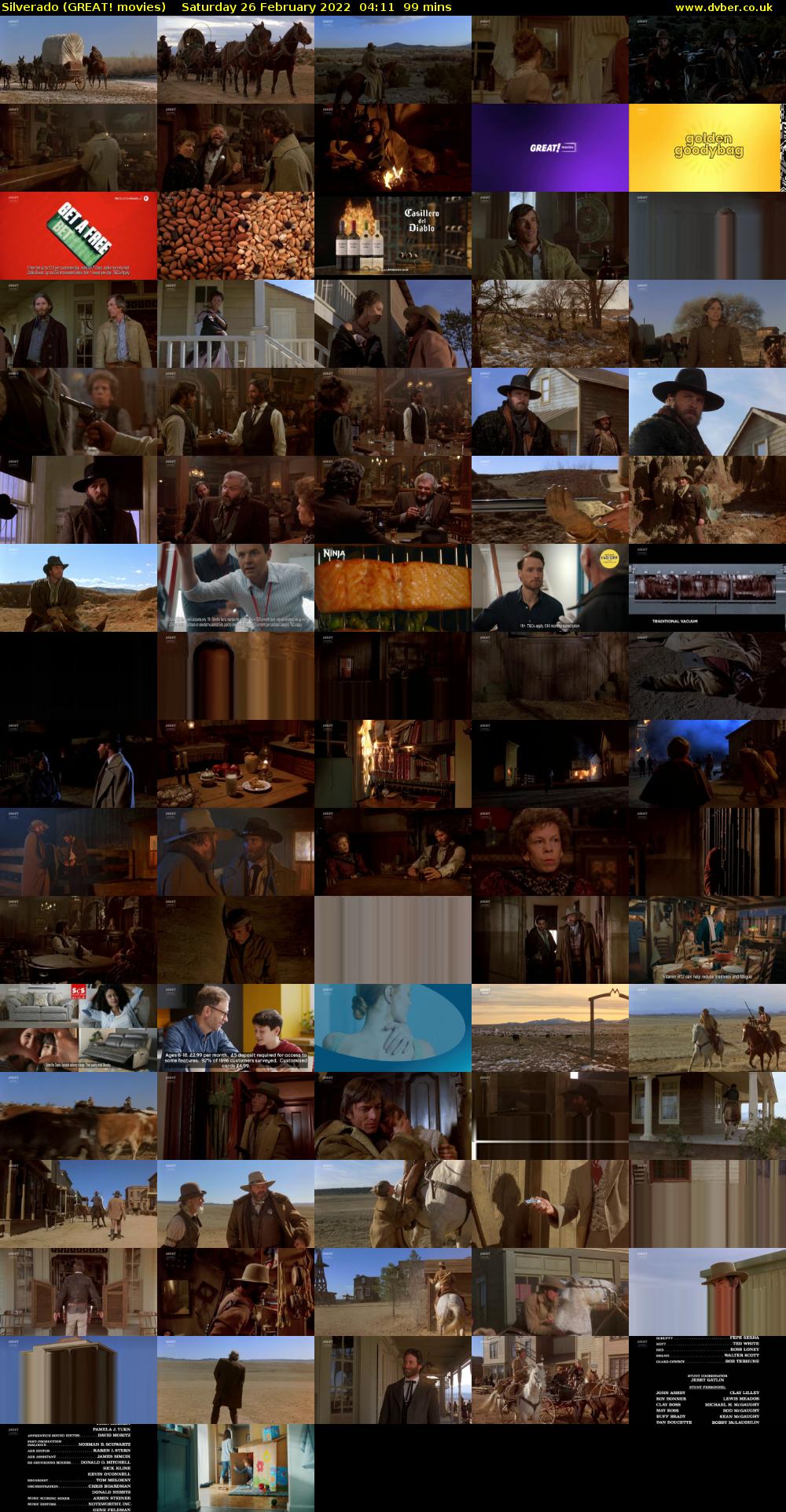 Silverado (GREAT! movies) Saturday 26 February 2022 04:11 - 05:50