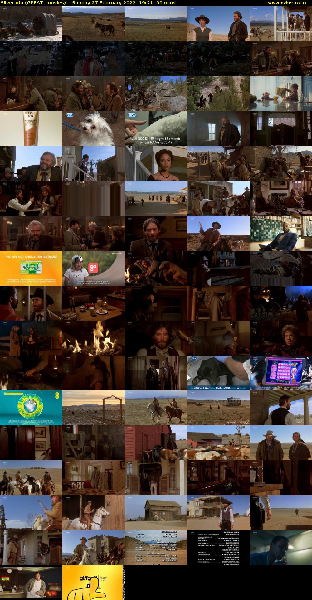 Silverado (GREAT! movies) Sunday 27 February 2022 19:21 - 21:00