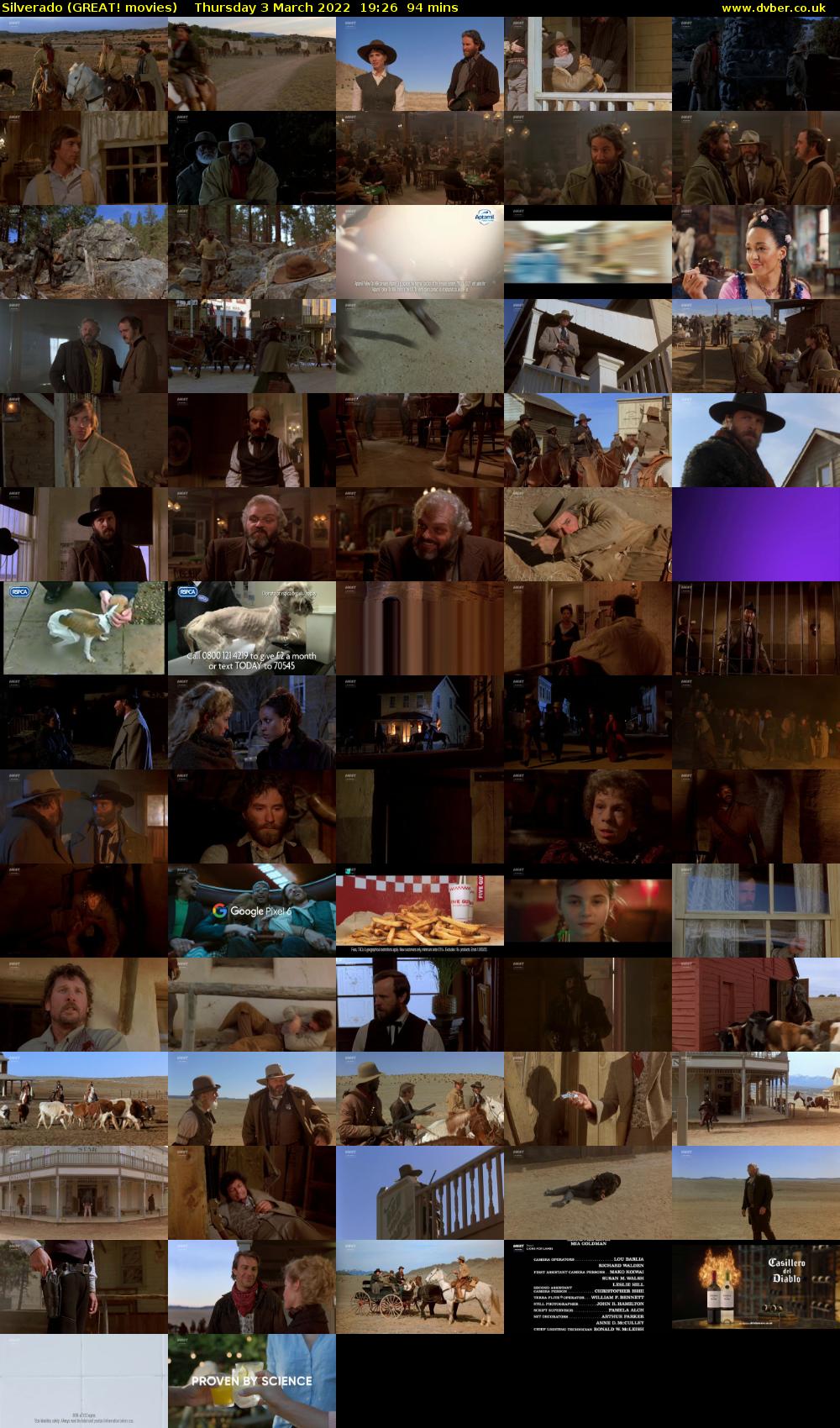 Silverado (GREAT! movies) Thursday 3 March 2022 19:26 - 21:00