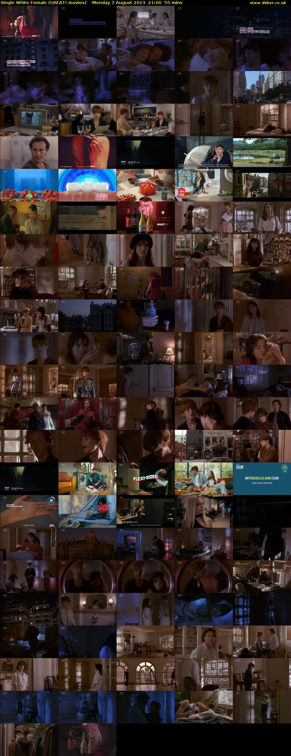 Single White Female (GREAT! movies) Monday 7 August 2023 21:00 - 21:55